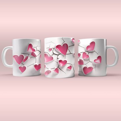 Κούπα Little Fucshia Hearts