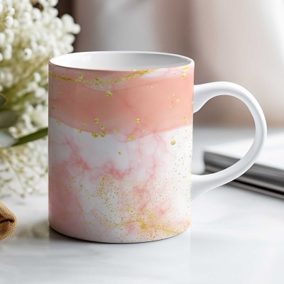 Κούπα Ροζ Μάρμαρο