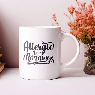Κούπα Allergic To Mornings