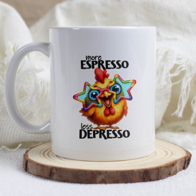 Κούπα More Espresso, Less Depresso