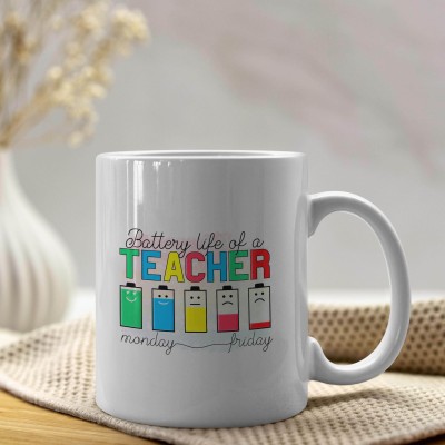 Κούπα Battery Life of Teacher