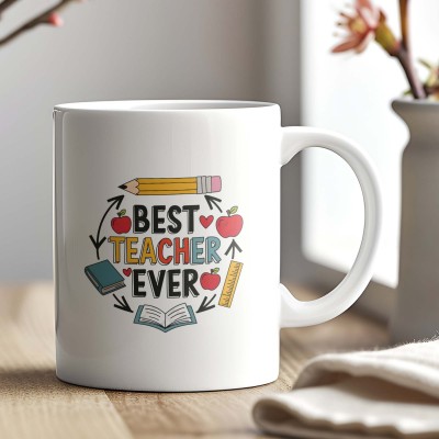 Κούπα Best Teacher Ever Colourful