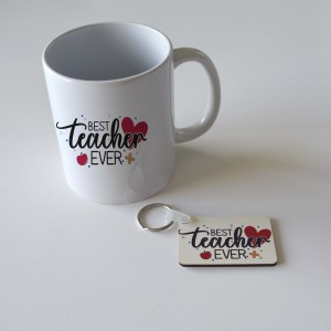 Κούπα Best Teacher Ever 2 Κούπες