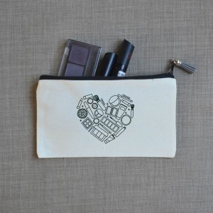 Τσαντάκι Μακιγιάζ Heart Τσαντάκια-Νεσεσέρ