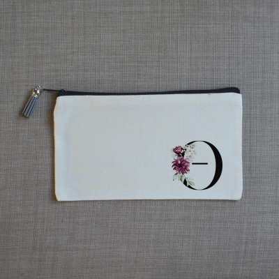 Τσαντάκι Γράμμα Θ με Λουλούδια