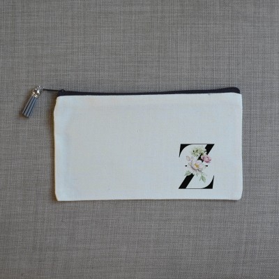 Τσαντάκι Γράμμα Ξ με Λουλούδια