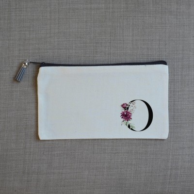 Τσαντάκι Γράμμα Ο με Λουλούδια