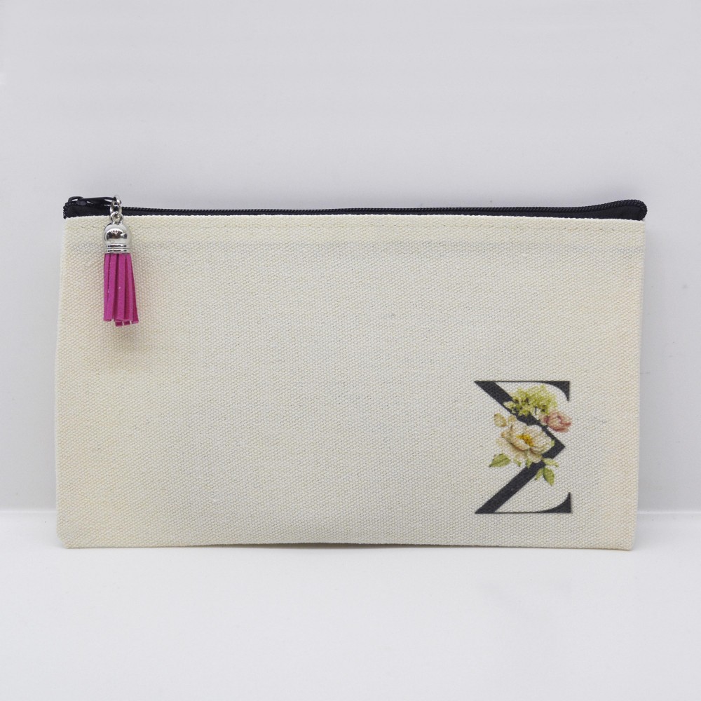 Τσαντάκι Γράμμα Σ με Λουλούδια Τσαντάκια-Νεσεσέρ