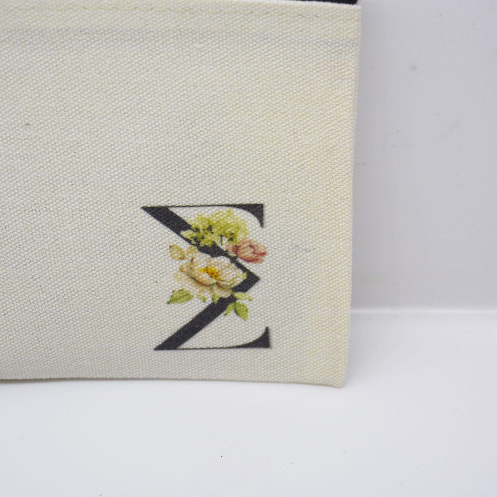 Τσαντάκι Γράμμα Σ με Λουλούδια Τσαντάκια-Νεσεσέρ