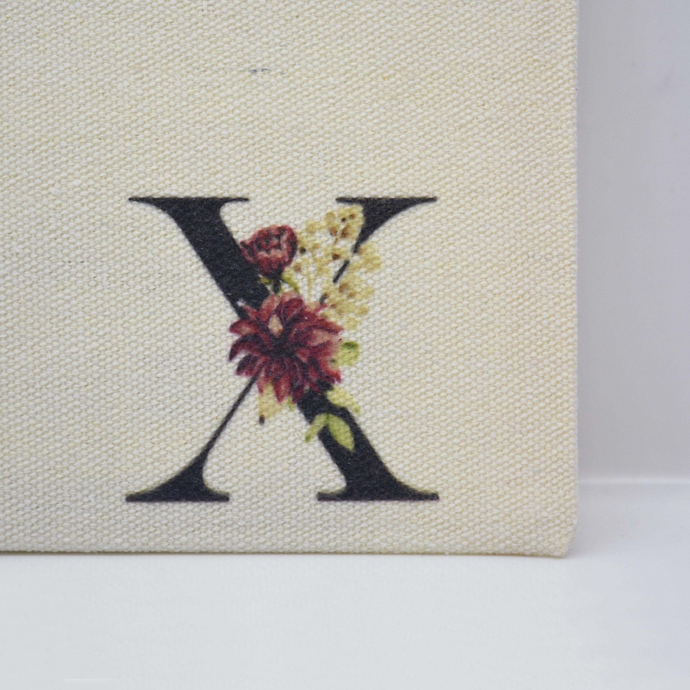 Τσαντάκι Γράμμα Χ με Λουλούδια Δώρα