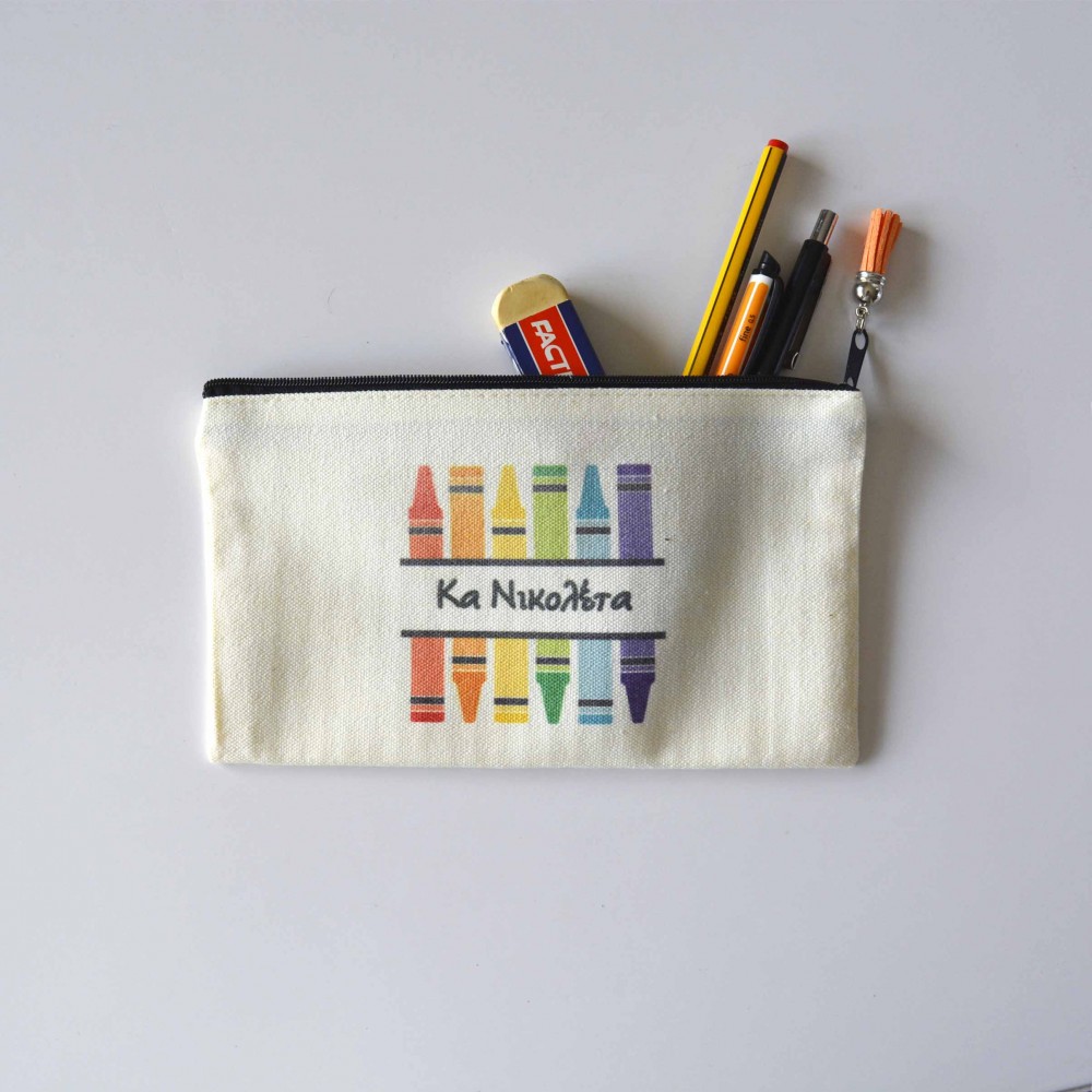 Τσαντάκι Crayons with Name Δώρα