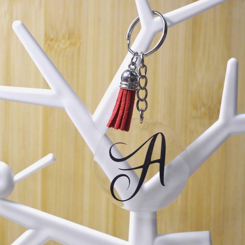 Ακρυλικό Μπρελόκ Στρογγυλό Μονόγραμμα Μπρελόκ