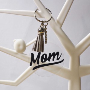 Ακρυλικό Μπρελόκ Στρογγυλό Mom Μπρελόκ