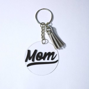 Ακρυλικό Μπρελόκ Στρογγυλό Mom Μπρελόκ