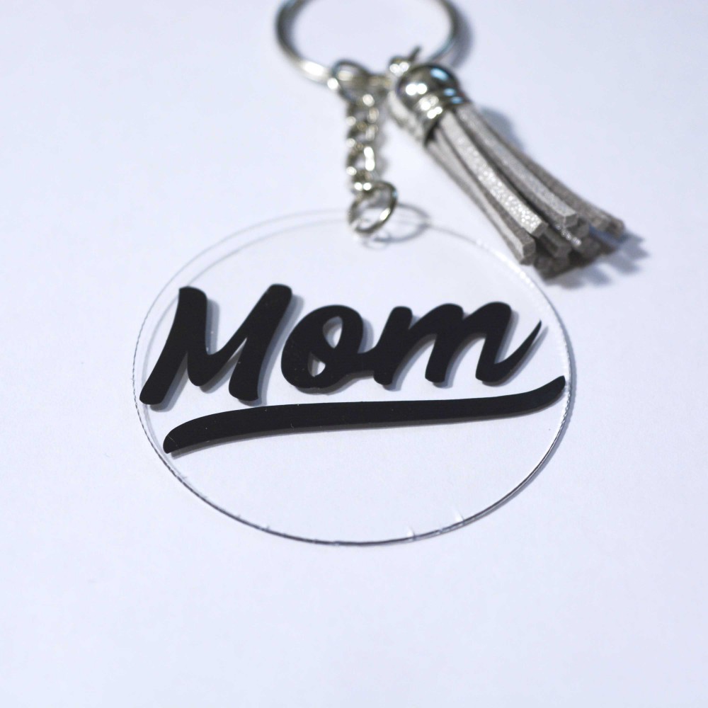 Ακρυλικό Μπρελόκ Στρογγυλό Mom Μπρελόκ