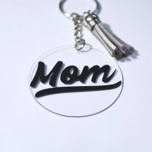 Ακρυλικό Μπρελόκ Στρογγυλό Mom Μπρελόκ