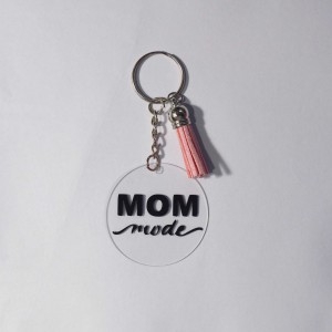 Ακρυλικό Μπρελόκ Στρογγυλό Mom Mode Μπρελόκ