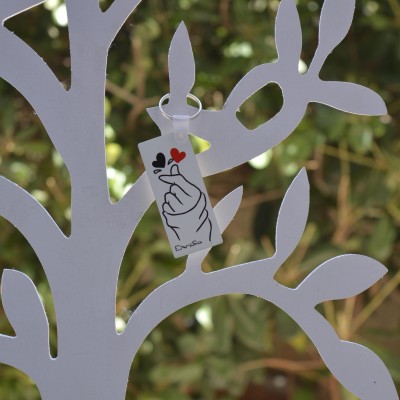 Μπρελόκ Μακρόστενο Heart