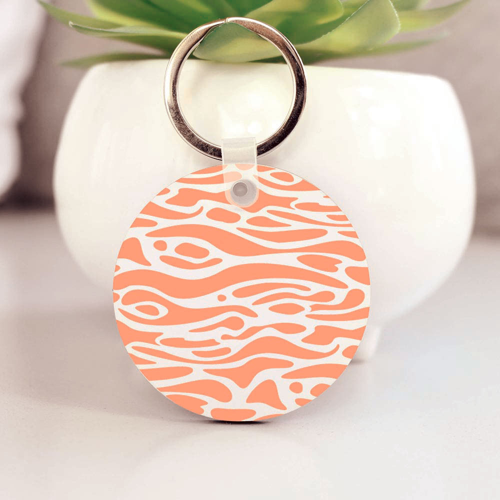 Μπρελόκ Στρογγυλό Abstract  Μπρελόκ