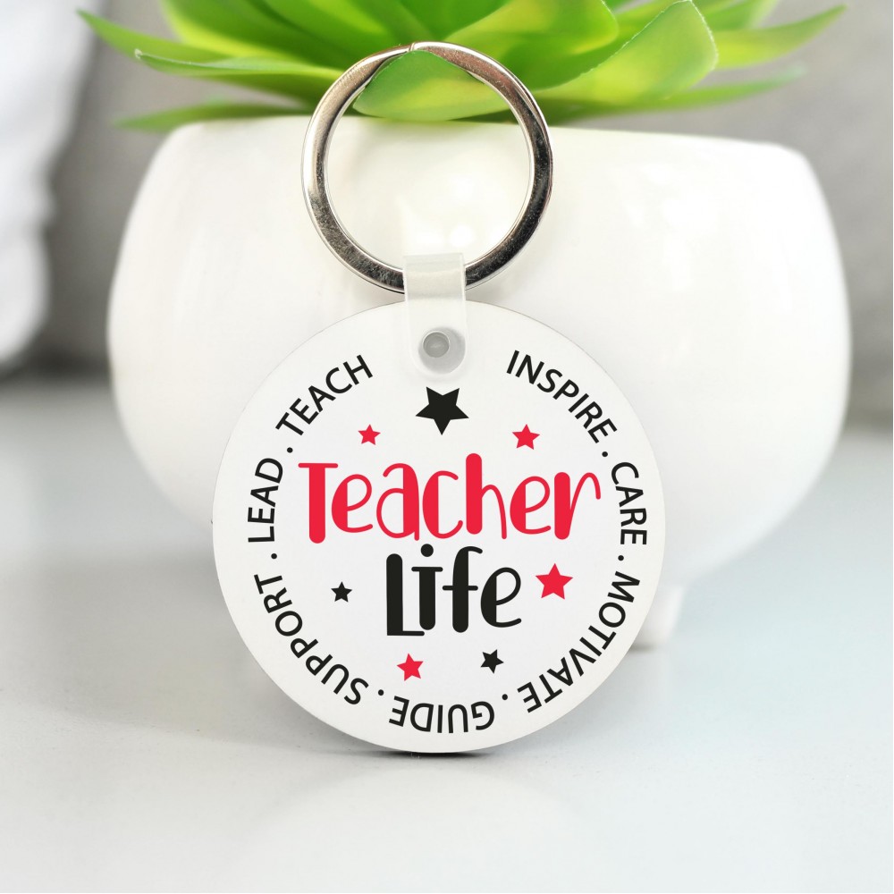 Μπρελόκ Στρογγυλό Teacher Life Μπρελόκ