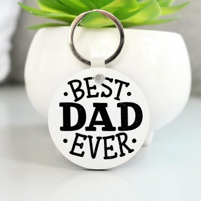 Μπρελόκ Στρογγυλό Best Dad Ever