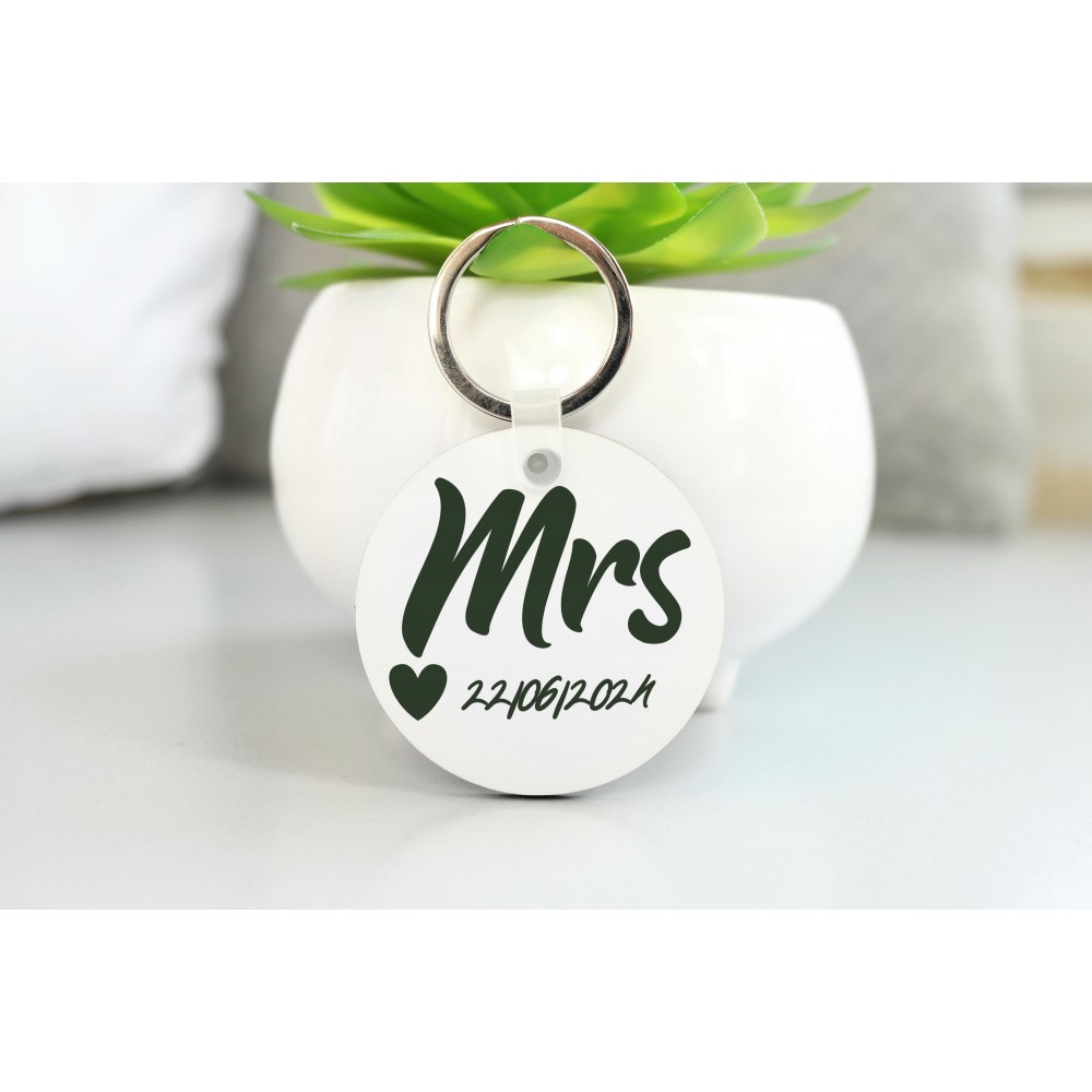 Μπρελόκ Στρογγυλό Mrs 2 Μπρελόκ