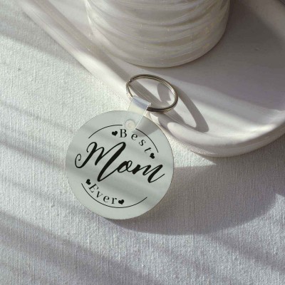 Μπρελόκ Στρογγυλό Best Mom Ever