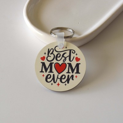 Μπρελόκ Στρογγυλό Best Mom Ever 2