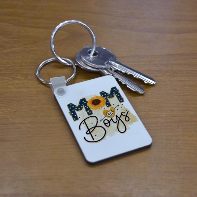 Μπρελόκ Τετράγωνο Mom Of Boys