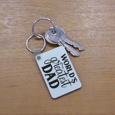 Μπρελόκ Τετράγωνο World's Greatest Dad