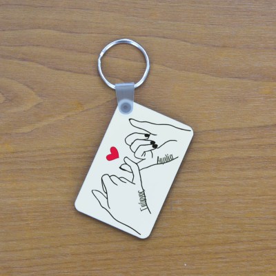 Μπρελόκ Τετράγωνο Holding Hands