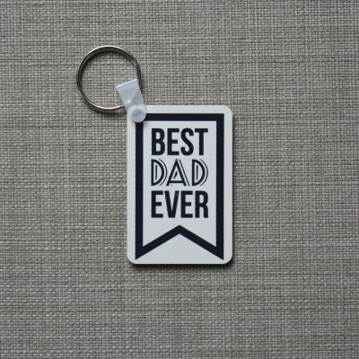 Μπρελόκ Τετράγωνο Best Dad Ever 2