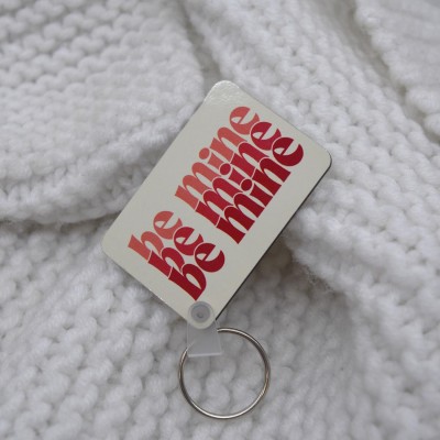 Μπρελόκ Τετράγωνο Be Mine