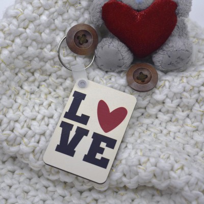 Μπρελόκ Τετράγωνο Love 4