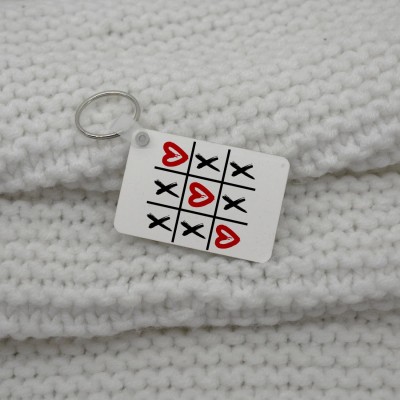 Μπρελόκ Τετράγωνο XOXO