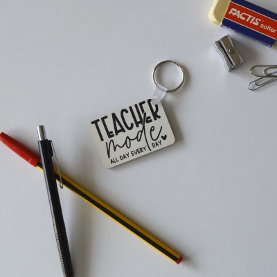 Μπρελόκ Τετράγωνο Teacher Mode On