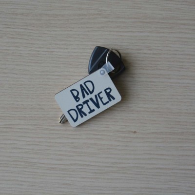 Μπρελόκ Τετράγωνο Bad Driver