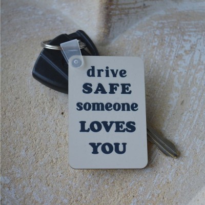 Μπρελόκ Τετράγωνο Drive Safe