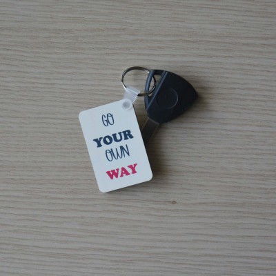 Μπρελόκ Τετράγωνο Go Your Own Way