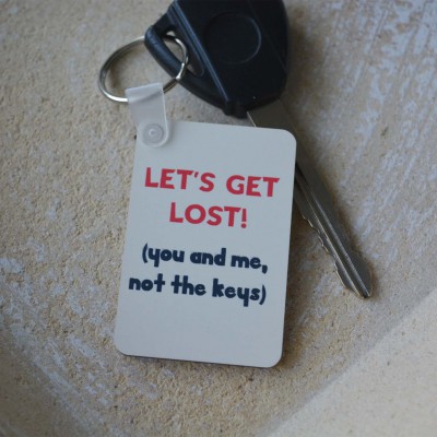 Μπρελόκ Τετράγωνο Let's Get Lost