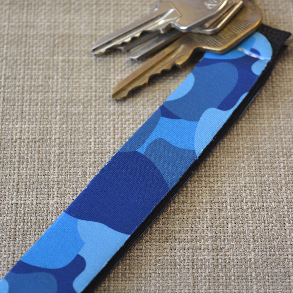 Μπρελόκ Wristlet Καμουφλάζ Μπλε Μπρελόκ