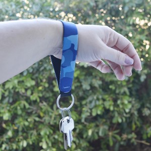 Μπρελόκ Wristlet Καμουφλάζ Μπλε Μπρελόκ