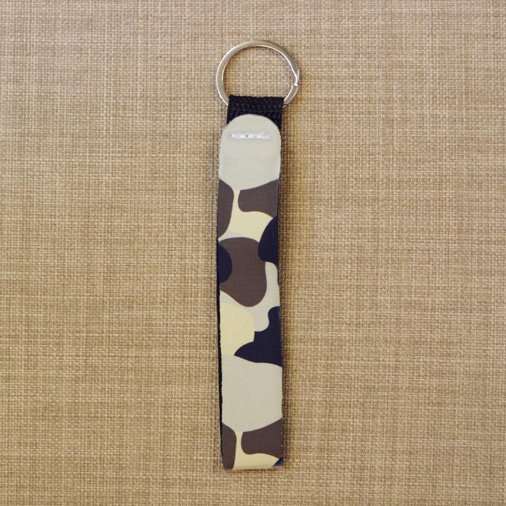 Μπρελόκ Wristlet Καμουφλάζ Εκρού Μπρελόκ