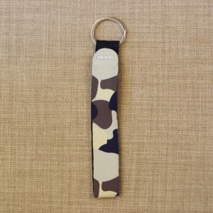 Μπρελόκ Wristlet Καμουφλάζ Εκρού Μπρελόκ