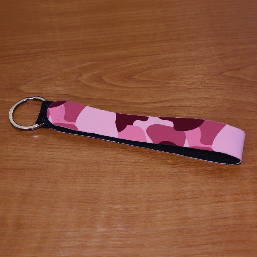 Μπρελόκ Wristlet Καμουφλάζ Ροζ Μπρελόκ