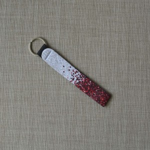 Μπρελόκ Wristlet Glitter Κόκκινο Μπρελόκ