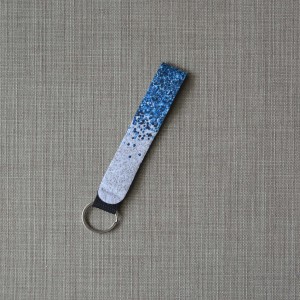 Μπρελόκ Wristlet Glitter Μπλε Μπρελόκ
