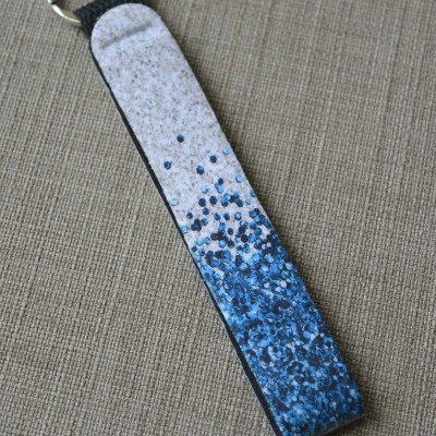 Μπρελόκ Wristlet Glitter Μπλε