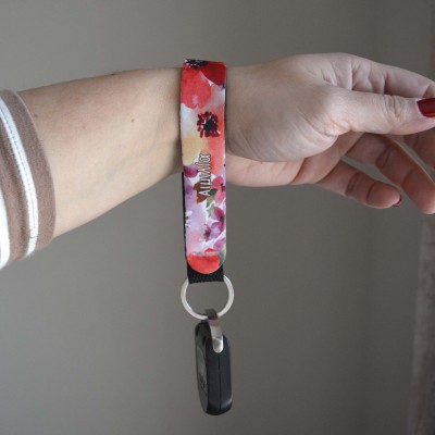 Μπρελόκ Wristlet Λουλούδια