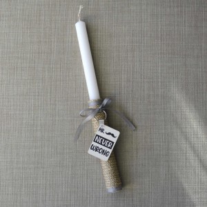 Λαμπάδα Mr Never Wrong Εποχιακά